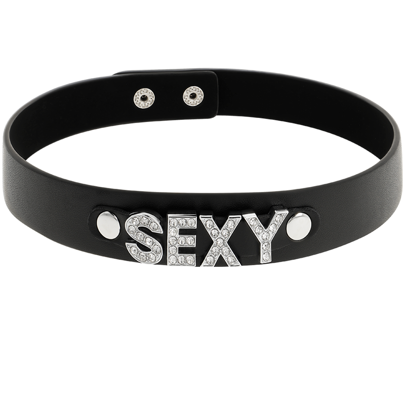 COQUETTE CHIC DESIRE - SEXIG VEGANSK LÄDERHALSBAND