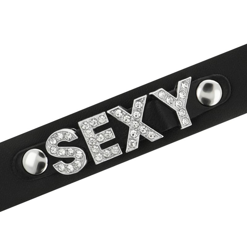 COQUETTE CHIC DESIRE - SEXIG VEGANSK LÄDERHALSBAND