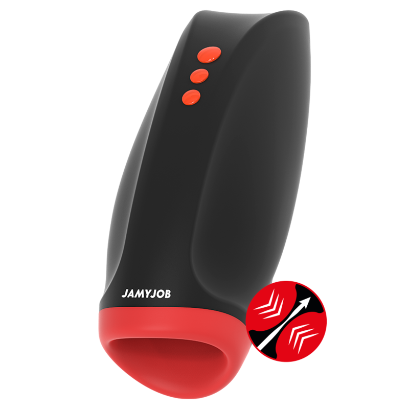 JAMYJOB Novax masturbator med vibration och kompression