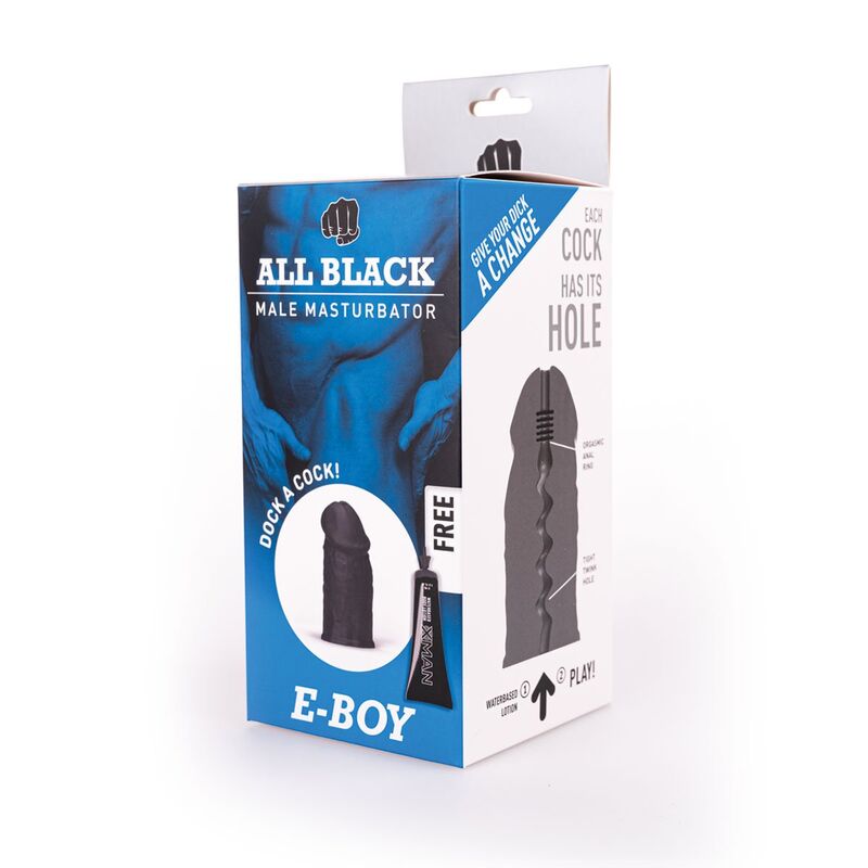 ALL BLACK E-Boy masturbator