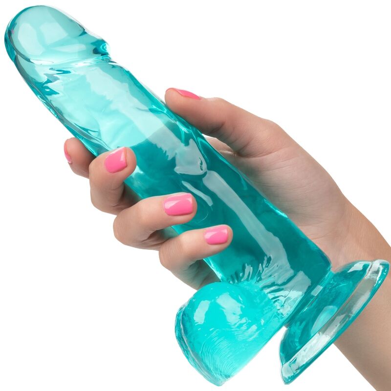 CALEXOTICS Size Queen Dildo blå 15,3 cm