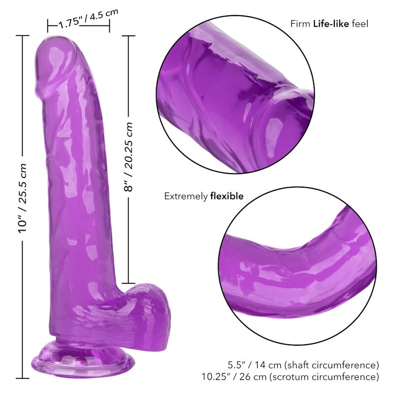 Lila CALEXOTICS Size Queen dildo 20.3 cm