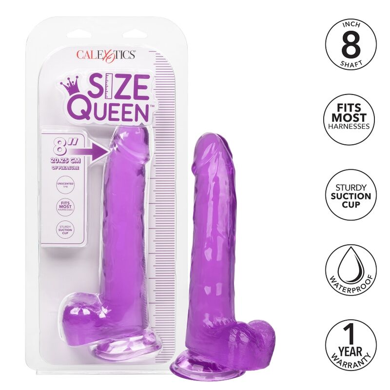 Lila CALEXOTICS Size Queen dildo 20.3 cm