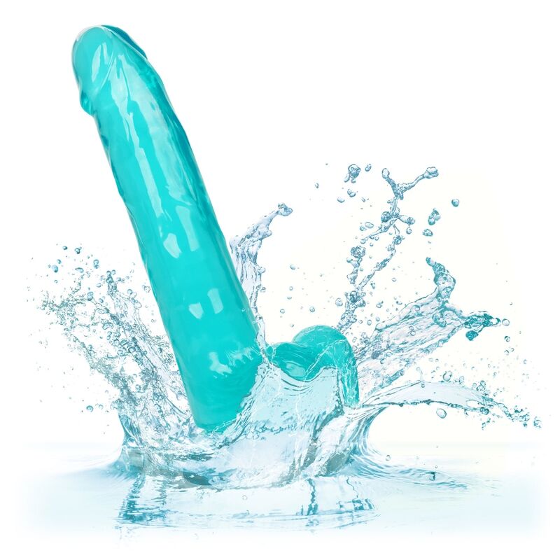 CALEXOTICS Size Queen Dildo i blå färg, 20,3 cm
