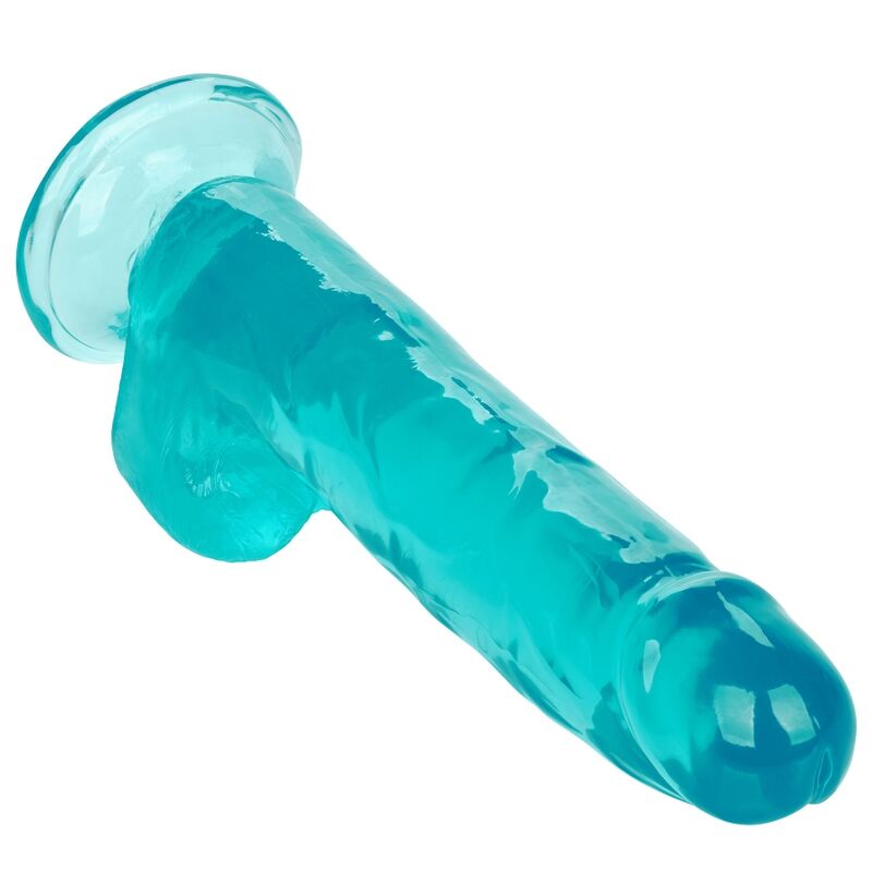 CALEXOTICS Size Queen Dildo i blå färg, 20,3 cm