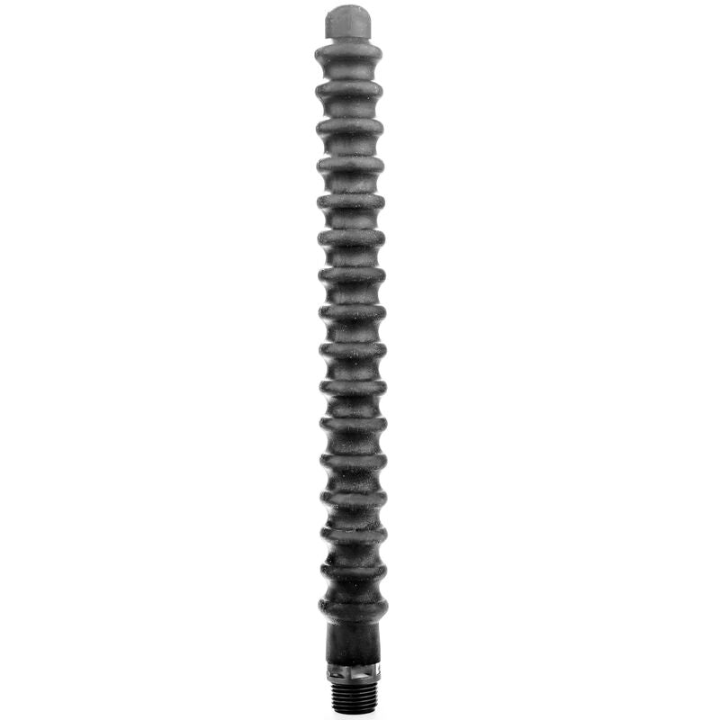 ALL BLACK Mega Ripple dusch anal silikon 28,5 cm