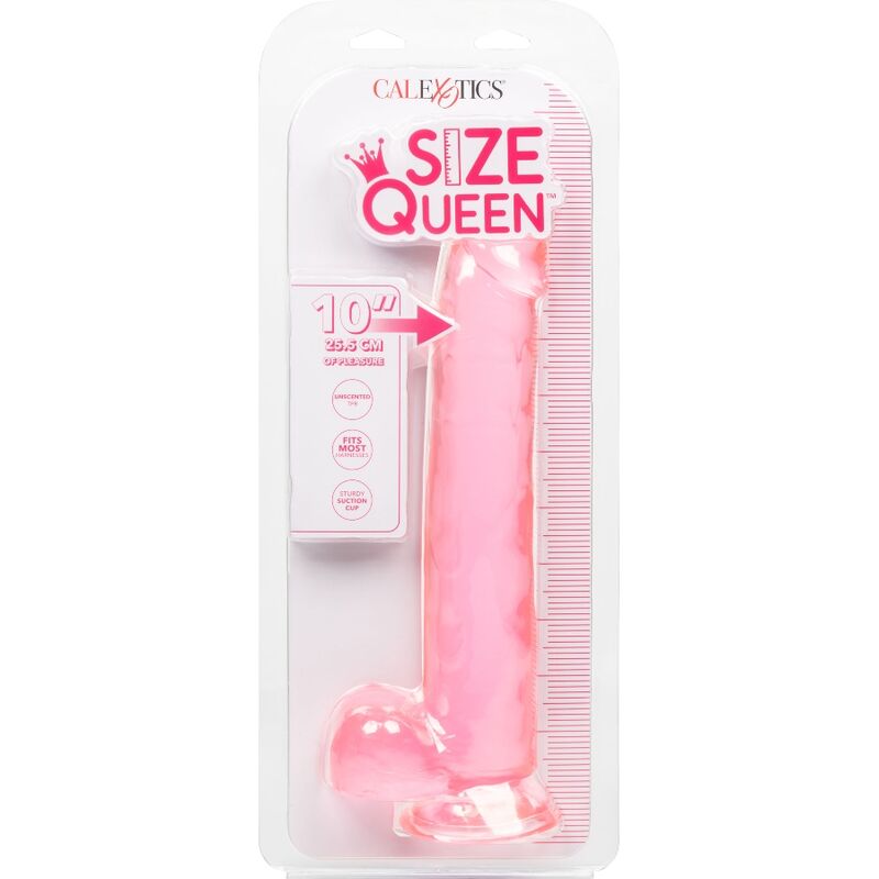 CALEXOTICS Size Queen Dildo i rosa, 25,5 cm