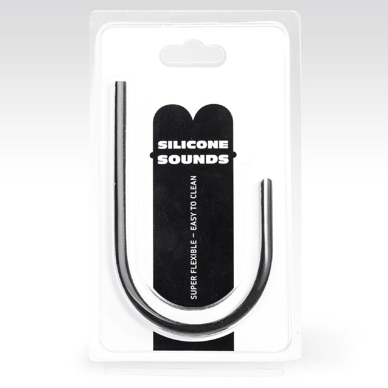 ALL BLACK 6mm urethral probe i silikon