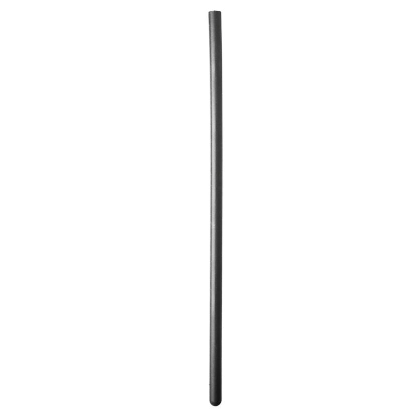 ALL BLACK 8mm urethral probe i silikon