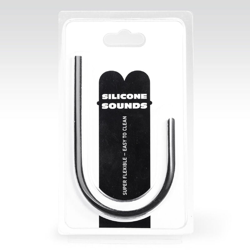 ALL BLACK 8mm urethral probe i silikon