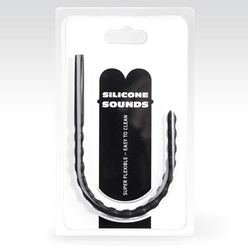 ALL BLACK silikon urethral probe 6/8 mm