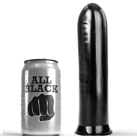 ALL BLACK Dildo Black 19 cm
