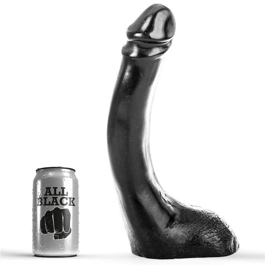 All Black dildo 29 cm för fisting