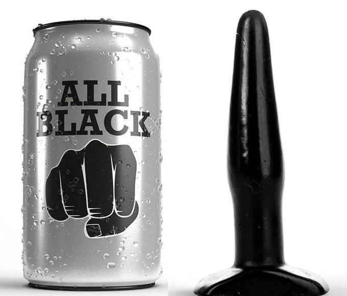 ALL BLACK Buttplug 11 cm