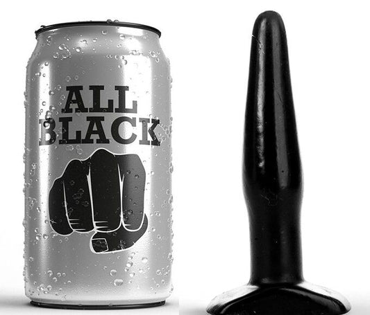 ALL BLACK Buttplug 11 cm
