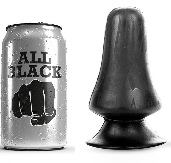 ALL BLACK analplugg 12 cm