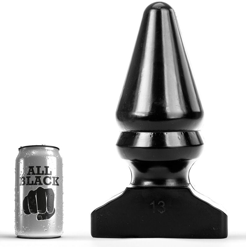 ALL BLACK analplugg 28,5 cm