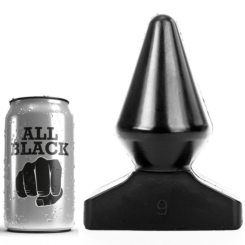 ALL BLACK analplugg 18,5 cm