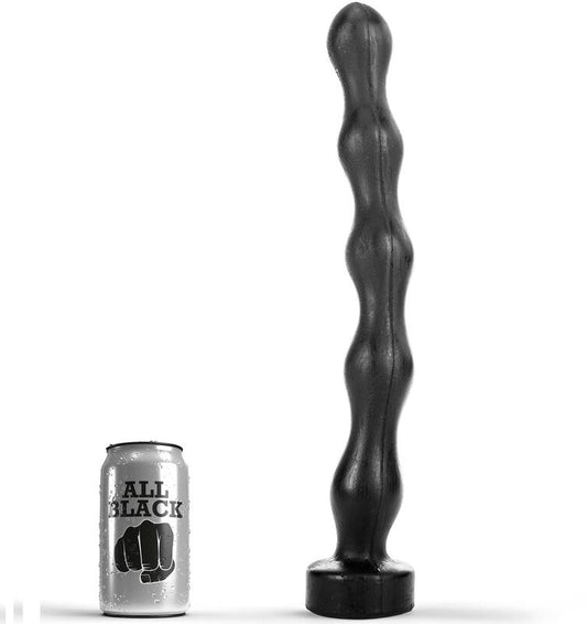 ALL BLACK anal beads 41,5 cm