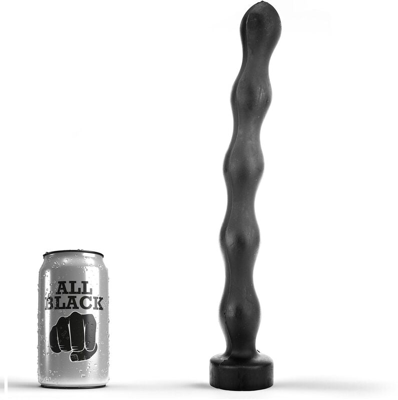 ALL BLACK analplugg med justerbar storlek 32 cm