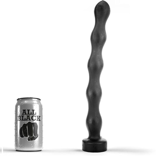 ALL BLACK analplugg med justerbar storlek 32 cm