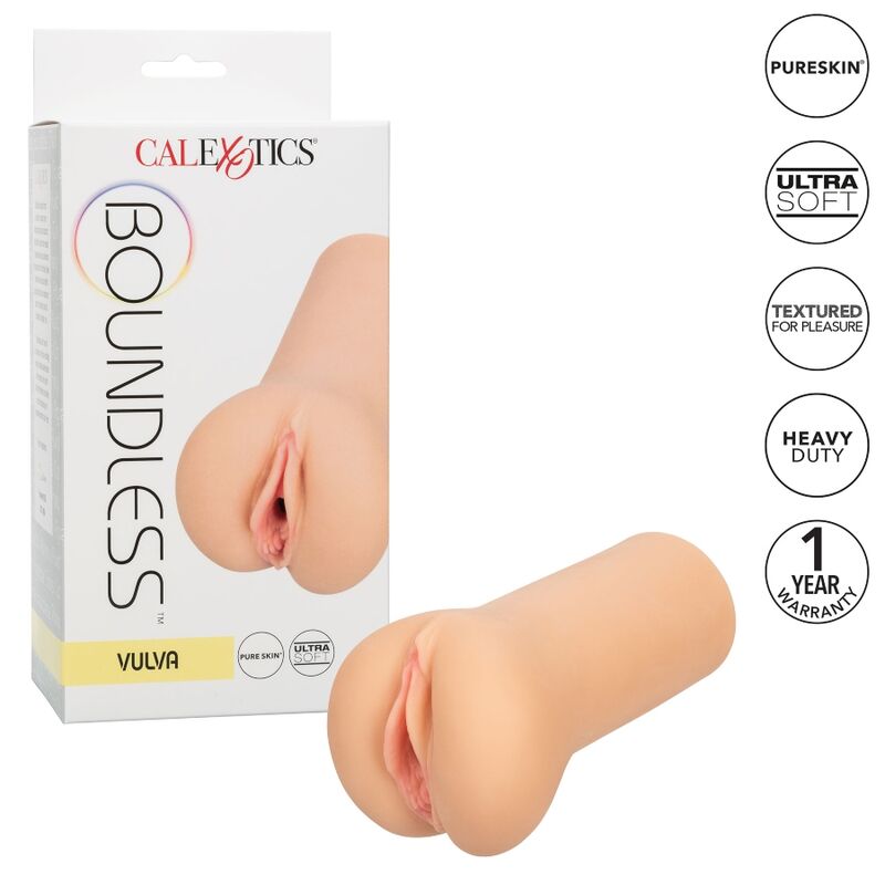 Boundless Vulva Stroker i ljus hudton