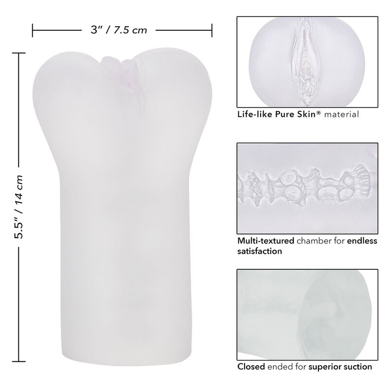 Boundless Vulva Stroker Transparent från Calexotics