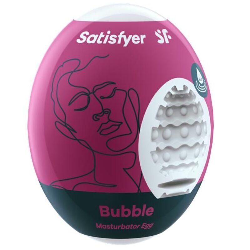 Satisfyer Bubble Masturbator Egg i flexibelt material