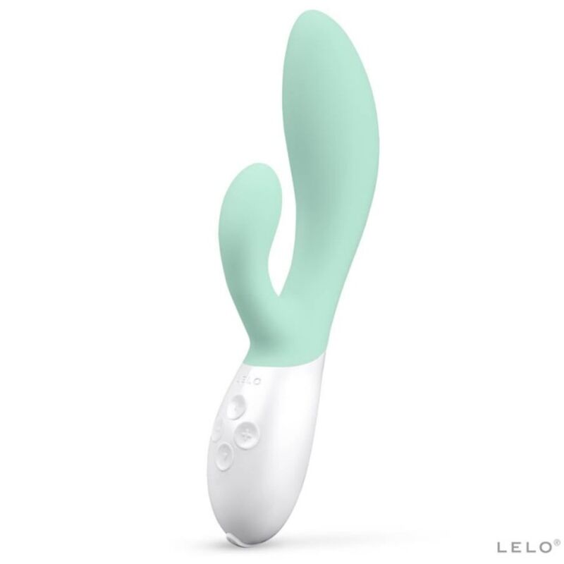 LELO INA 3 grön rabbit vibrator i lyxig design