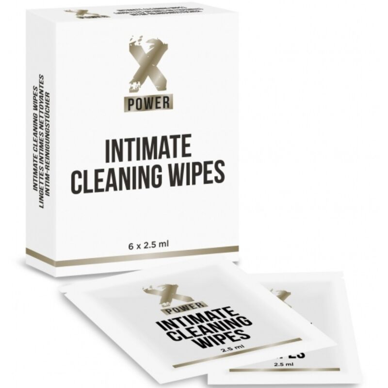 XPOWER intima rengöringswipes, 6 enheter