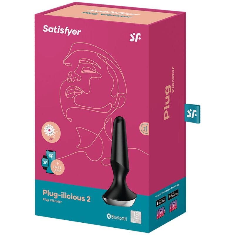 Satisfyer Plug-ilicious 2 analvibrator i svart