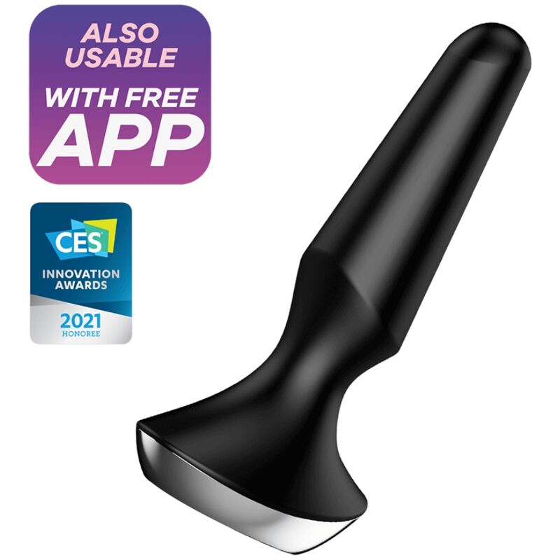 Satisfyer Plug-ilicious 2 analvibrator i svart