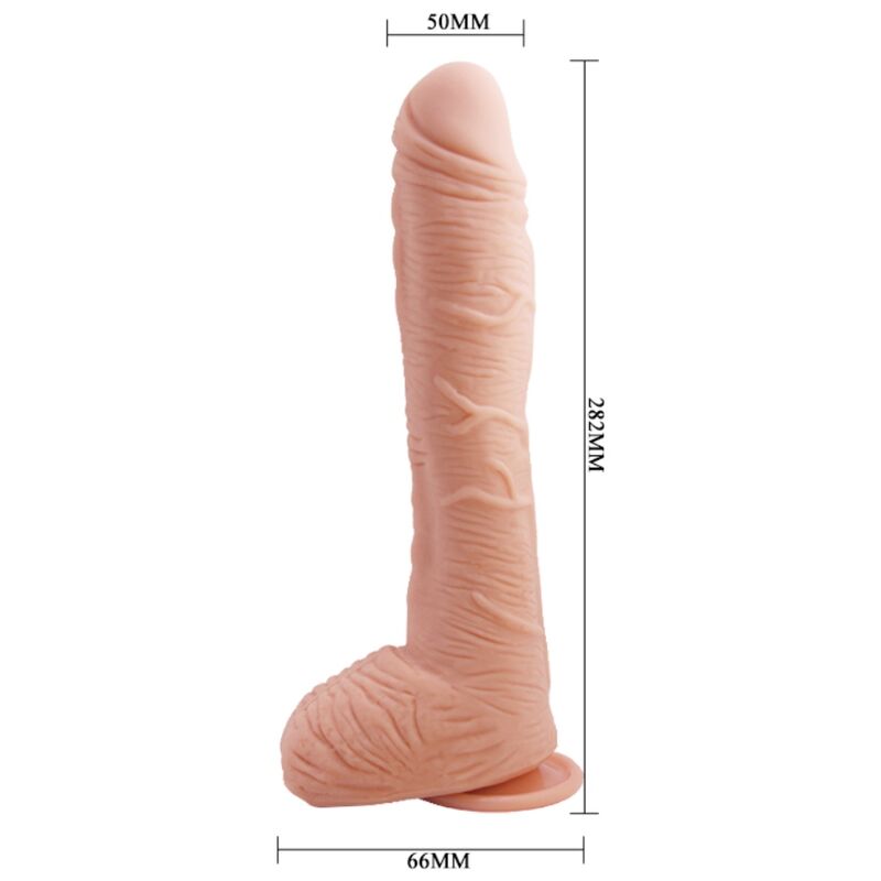 BAILE ALEX realistisk dildo med sugkopp 27 cm