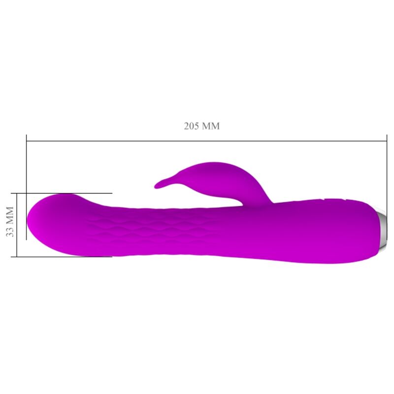 Lila roterande kanin vibrator från Pretty Love