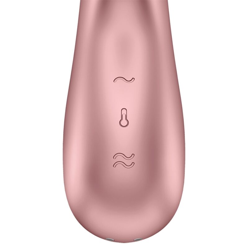 Satisfyer Hot Lover vibrator i rosa och beige