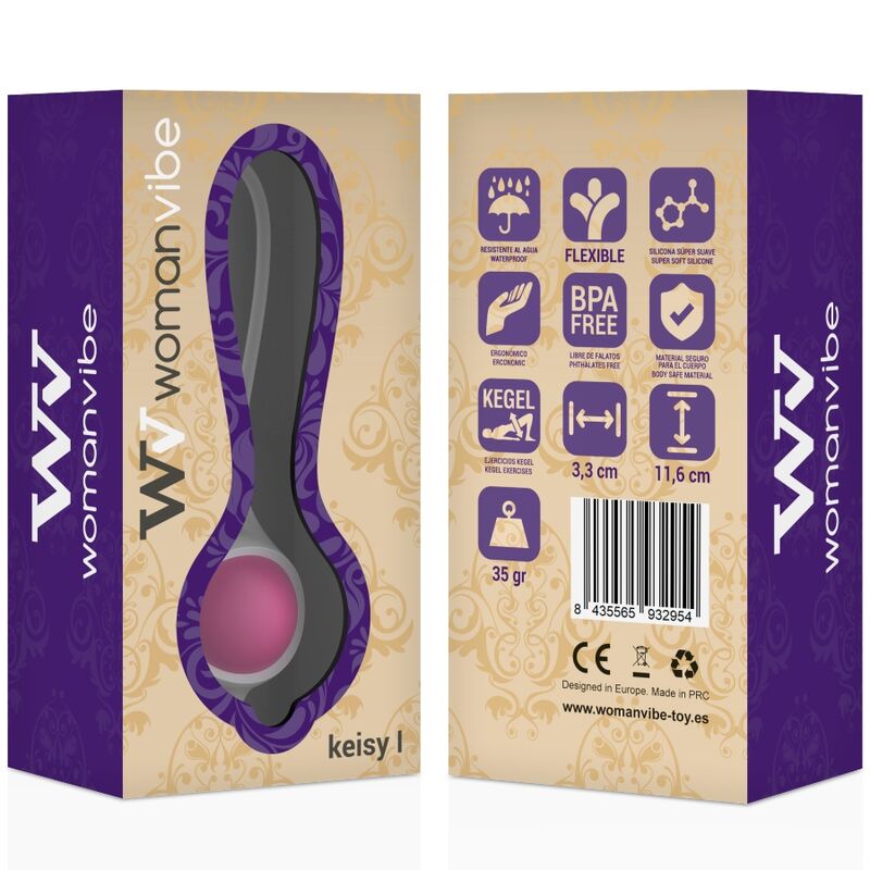 Geisha Keisy I-boll i rosa silikon