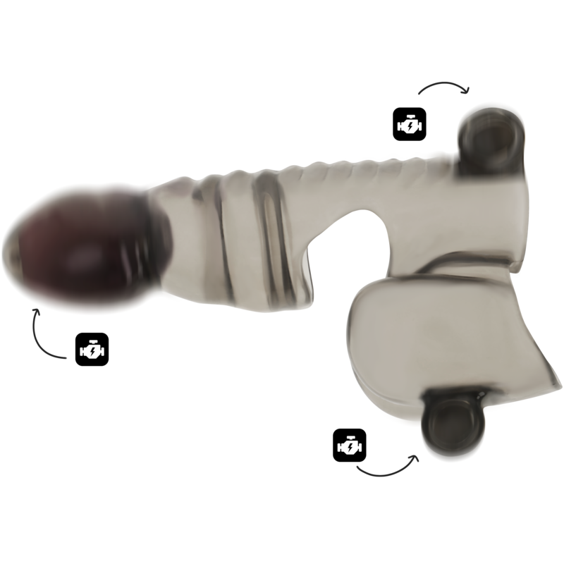 OHMAMA penis- och testikelskydd med 3 motorer