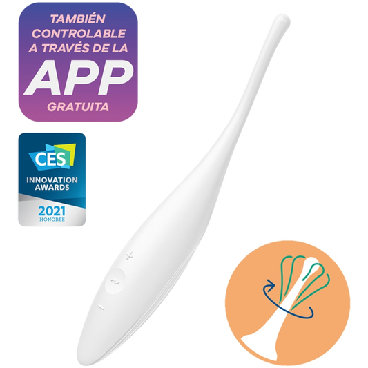 Satisfyer Twirling Joy klitorisvibrator vit