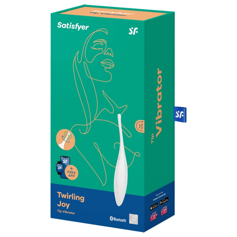 Satisfyer Twirling Joy klitorisvibrator vit