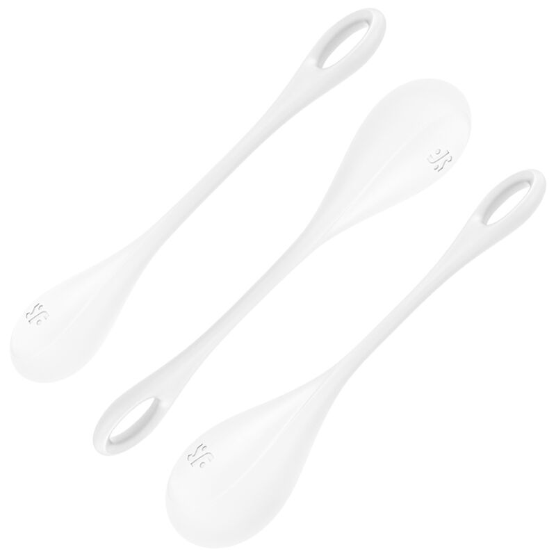 Satisfyer Yoni Power 1 träningsset i vitt
