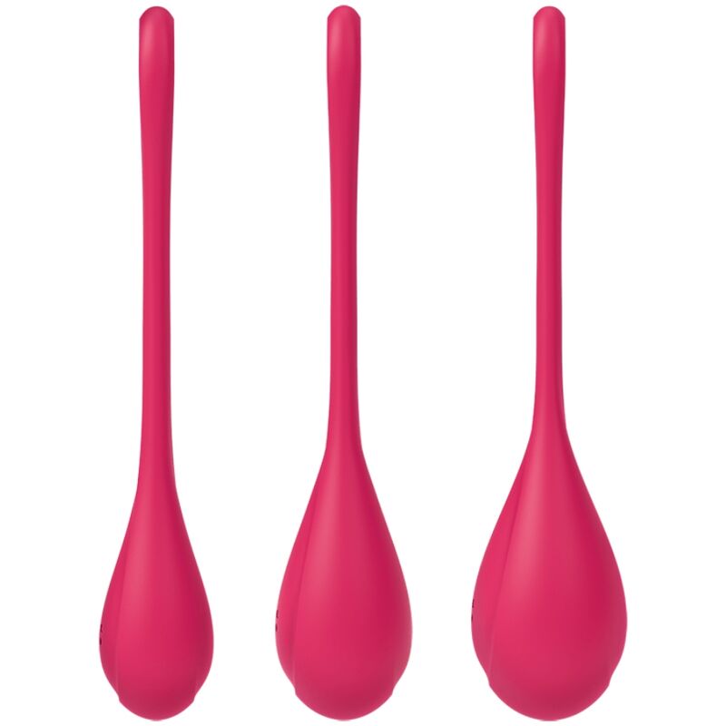 SATISFYER - YONI POWER 1 TRÄNINGSET RÖD
