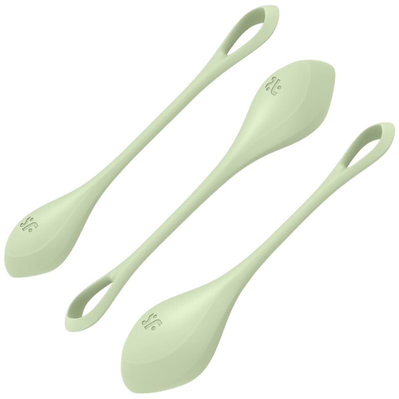 SATISFYER - YONI POWER 2 TRÄNINGSET GRÖN