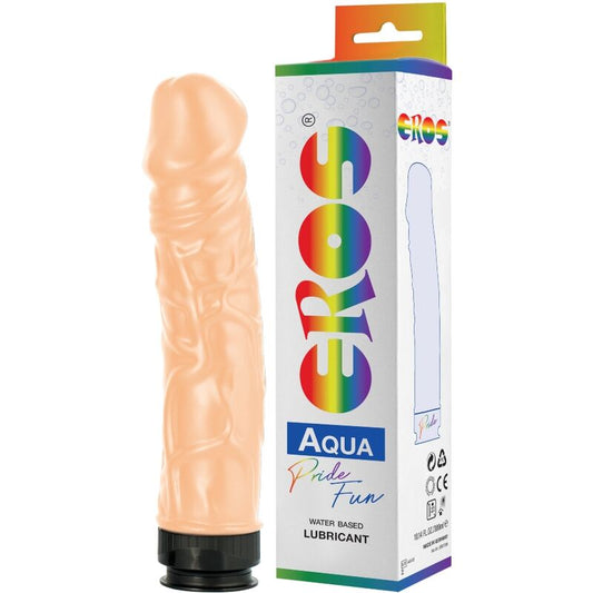 PRIDE EROS AQUA LGBT PRIDE dildo med vattenbaserat glidmedel
