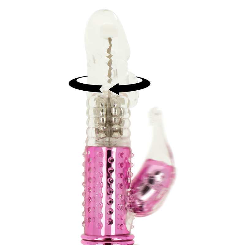 OHMAMA vibrator med rotationsfunktion och klitorisstimulator