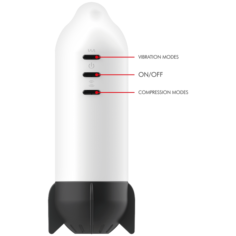JAMYJOB Rocket Masturbator med mjuk kompression och vibration