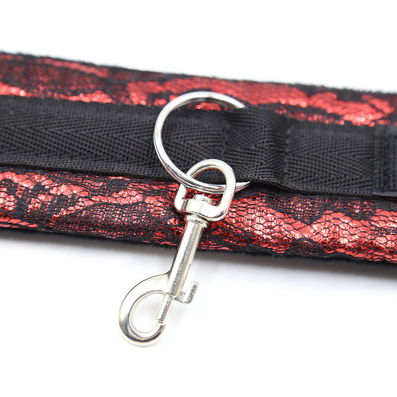 OHMAMA FETISH - VELVET HANDKUFFAR MED NYLONTEJP