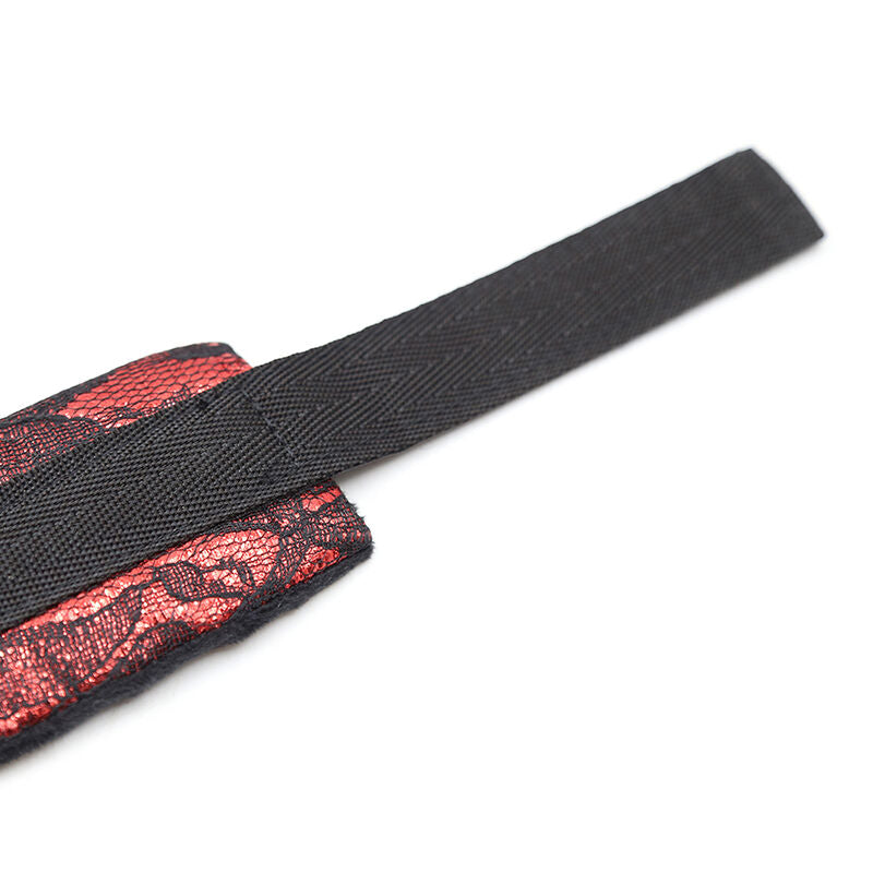 OHMAMA FETISH - VELVET HANDKUFFAR MED NYLONTEJP