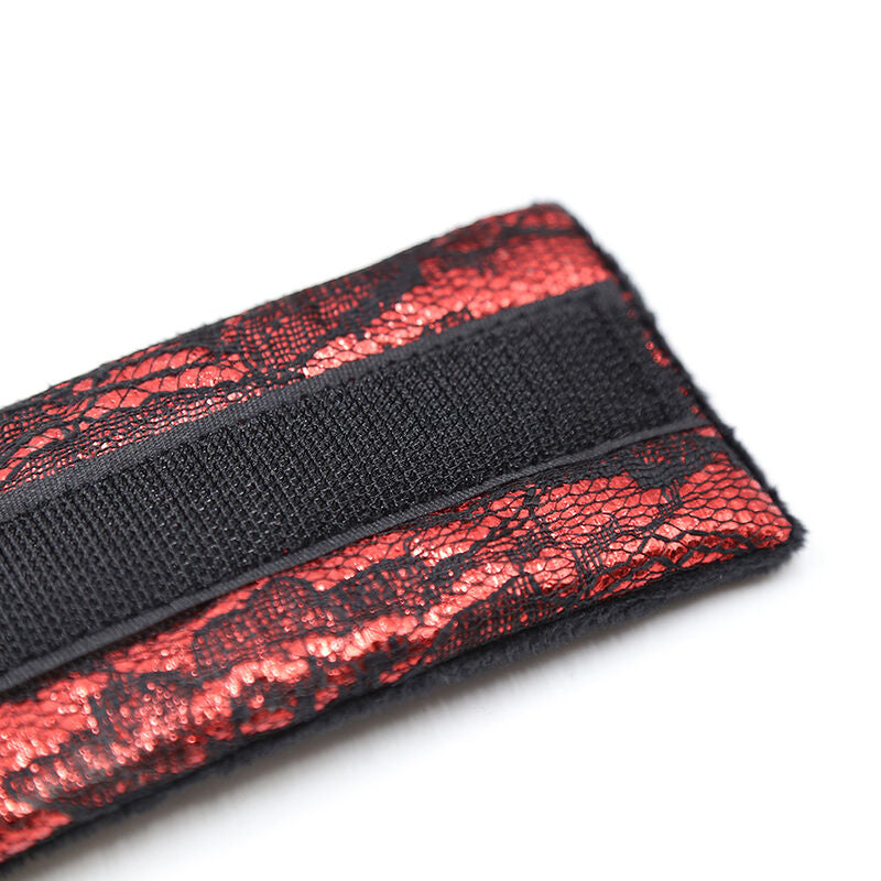 OHMAMA FETISH - VELVET HANDKUFFAR MED NYLONTEJP