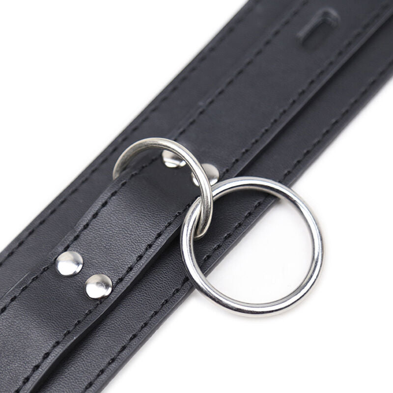 OHMAMA FETISH halsband för underkastelse med 3 ringar