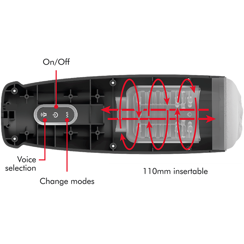 JAMYJOB Tornado 360 Rotate Tech Stroker